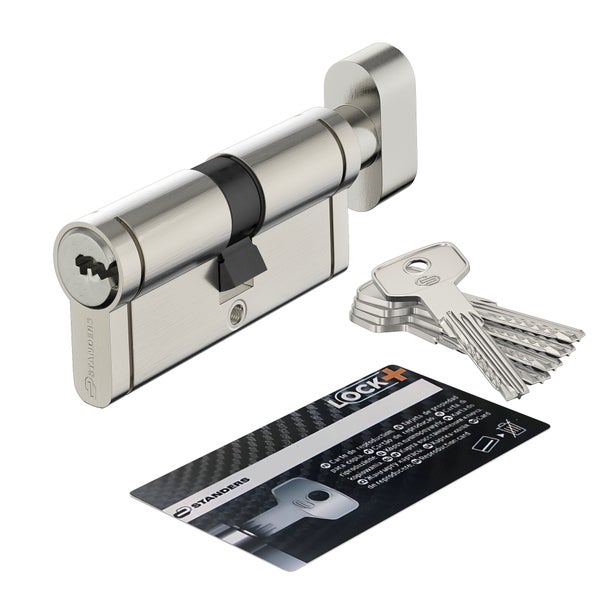 Cylindre standers lock+ 35+35 avec bouton