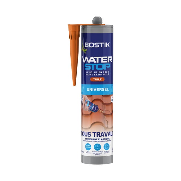 Membrane d'étanchéité Waterstop BOSTIK 290ML TUILE