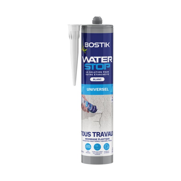 Membrane d'etancheite Waterstop blanc BOSTIK 290ML