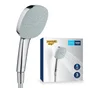 Pommeau 3 jets et flexible VITALIO COMFORT, chromé
