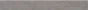 Lot de 2 plinthes Alma, gris, l. 7 x L. 60 cm, Ep.0.85 mm