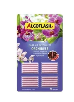 Engrais orchidées UAB ALGOFLASH 20 batonnet