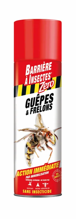 Aérosol pour Guêpes Frelons Barrière à insectes  400ML