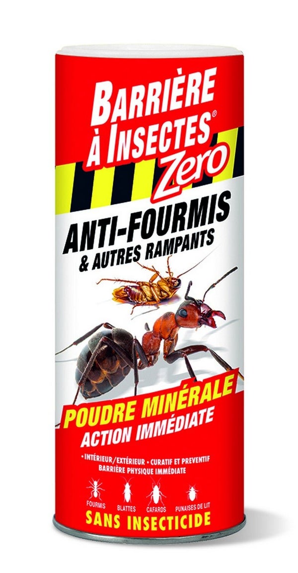 Zéro fourmis , poudre, Zero four poud 250g Barrière à insectes