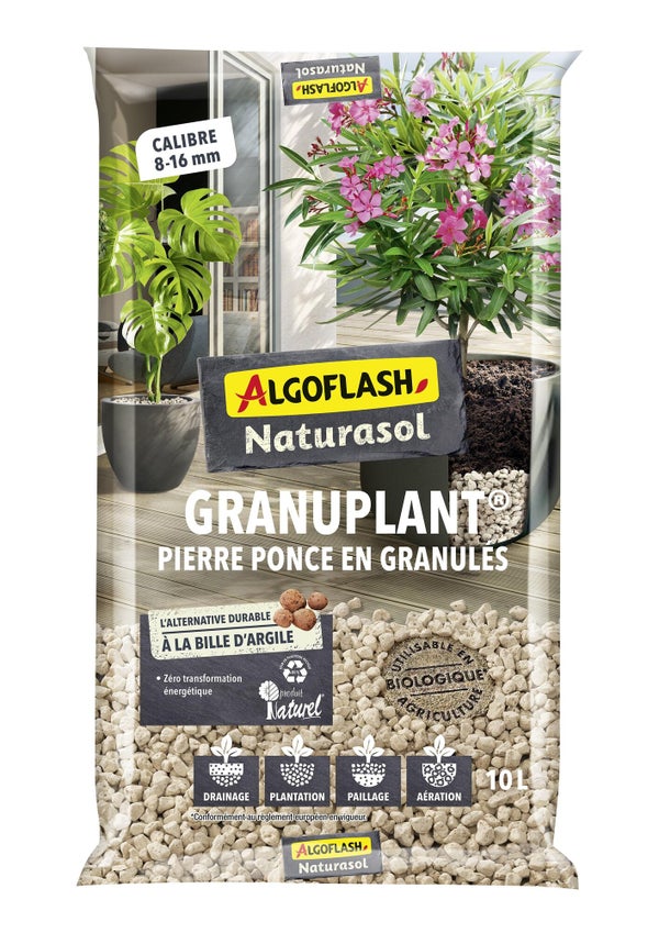 Granuplant pierre ponce, ALGOFLASH NATURASOL, 10 l