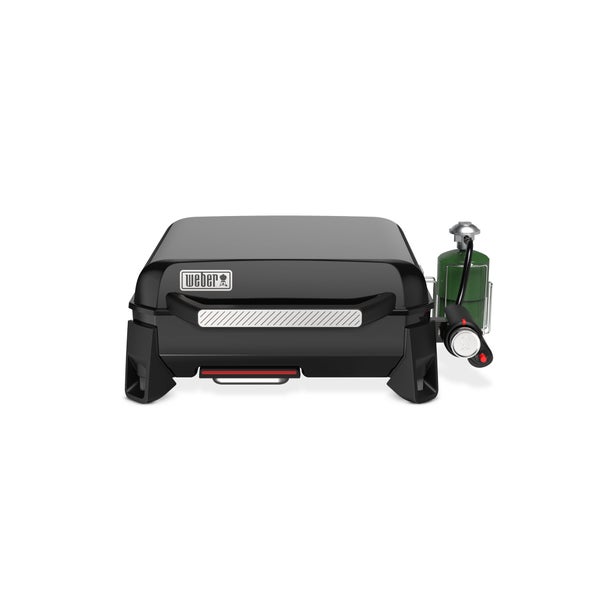 Plancha gaz en acier émaillé Weber 43 cm, 1 brûleur, puissance 3.5 kW