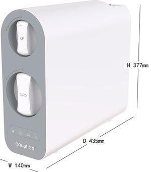 Osmoseur filtration 1,5l/min avec robinets 3 voies delinia equation