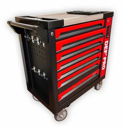 Servante de chantier acier, L.75 cm