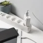Chargeur USB multimédia blanc LEXMAN