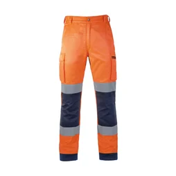 Pantalon de travail haute visibilité KAPRIOL orange fluo, taille XL