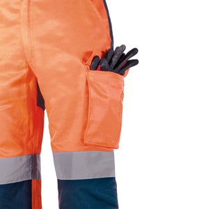 Pantalon de travail haute visibilité KAPRIOL orange fluo, taille M