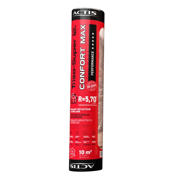 Isolant réflecteur alvéolaire CONFORT MAX Triso-Super 12+ ACTIS