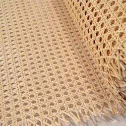 Rouleau de cannage PVC, beige naturel, 45 cm x 100 cm