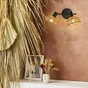 Barre 2 spots Mikona E14, corde naturel, INSPIRE