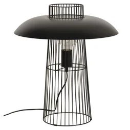 Lampe sitio e27 h45 metal noir inspire