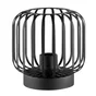 Lampe Pecan métal, noir H.18 cm INSPIRE, E27