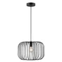 Suspension INSPIRE Pecan E27 diam. 38 cm métal noir