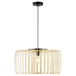 Suspension INSPIRE Pecan E27 diam. 55 cm, bambou