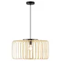 Suspension INSPIRE Pecan E27 diam. 55 cm, bambou