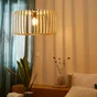 Suspension INSPIRE Pecan E27 diam. 55 cm, bambou