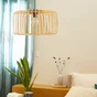 Suspension INSPIRE Pecan E27 diam. 55 cm, bambou