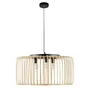Suspension INSPIRE Pecan 3 x E27 diam. 75 cm bambou