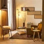 Lampadaire Pecan H.160 cm métal, noir INSPIRE, E14