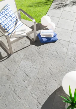 Dalle béton Kerry resource NEXTERIA  gris, L.40 x l.40 cm x Ep.35 mm