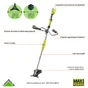 Débroussailleuse sur batterie RYOBI Rbc36x26bg2-0 36 V, l.26 cm sans batterie