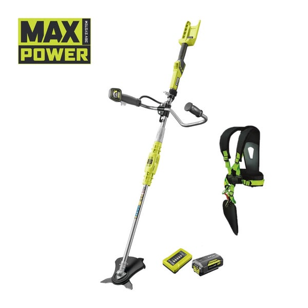 Débroussailleuse sur batterie RYOBI Rbc36x26bg2-140 36 V, l.26 cm