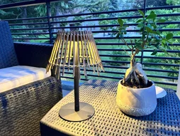 Lampe solaire Eléonor  bambou rechargeable usb WATT&HOME