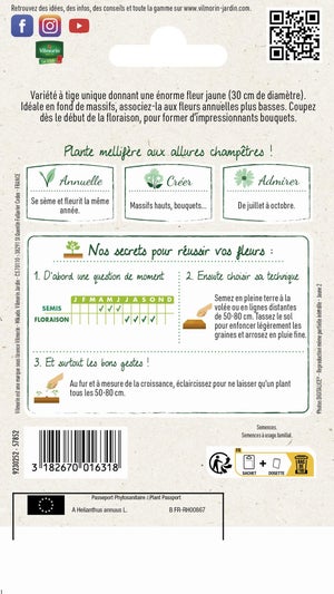 A fleur geante VILMORIN 1.5 g