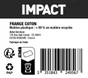 Frange nettoyage quotidien IMPACT coton