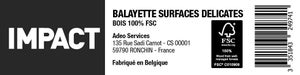 Balayette en bois pour surfaces délicates IMPACT