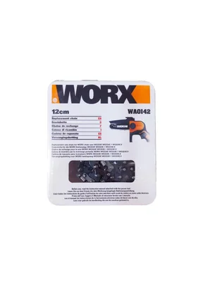 Chaîne Haute Résistance WORX WA0142 12 Cm - Rechange Pour Tronçonneuse Sans Fil WG324E / WG325E