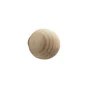 Bouton de meuble rond, bois naturel, Diam.30 mm
