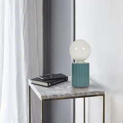 Lampe tyamo e27 h13 ceramiq glossy emerald1 inspire