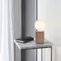 Lampe tyamo e27 h13 ceramique glossy rose bistro5 inspire