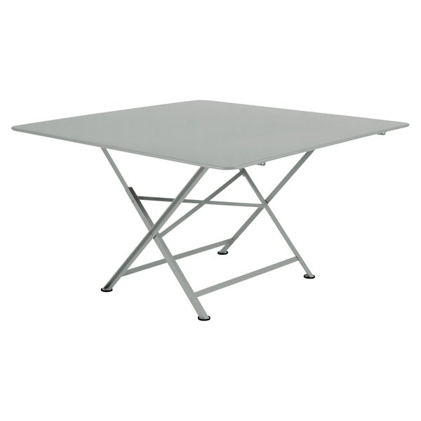 Table cargo 128x128 cm gris lipilli