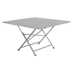 Table cargo 128x128 cm gris lipilli