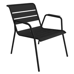 Fauteuil lounge Monceau carbone FERMOB