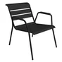 Fauteuil lounge Monceau carbone FERMOB