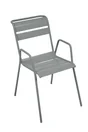 Chaise en acier Monceau grise