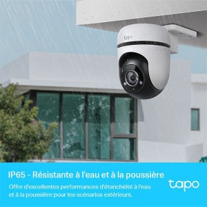 Caméra de surveillance extérieure motorisé TAPO TC40, blanc