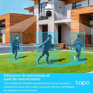 Caméra de surveillance extérieure motorisé TAPO TC40, blanc