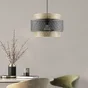 Suspension Cilaos Diam. 38cm laiton, noir INSPIRE, E27