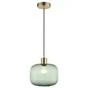 Suspension INSPIRE Dipsy E27 diam. 25 cm laiton/verre vert