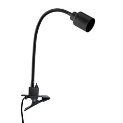 Lampe de bureau pince Tekla métal, noir, H.42 cm INSPIRE, GU10