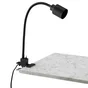 Lampe de bureau pince Tekla métal, noir, H.42 cm INSPIRE, GU10