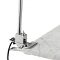 Lampe de bureau pince Tekla H.42 cm métal, chrome INSPIRE, GU10